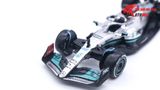  Mô hình xe đua F1 Mercedes AMG Petronas F1 W13 2022 #63 Hybrid 1:43 Bburago OT003 