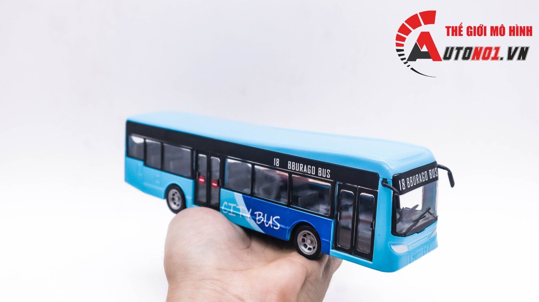  Mô hình xe bus 50 chỗ tỉ lệ 1:50 Bburago OT330 