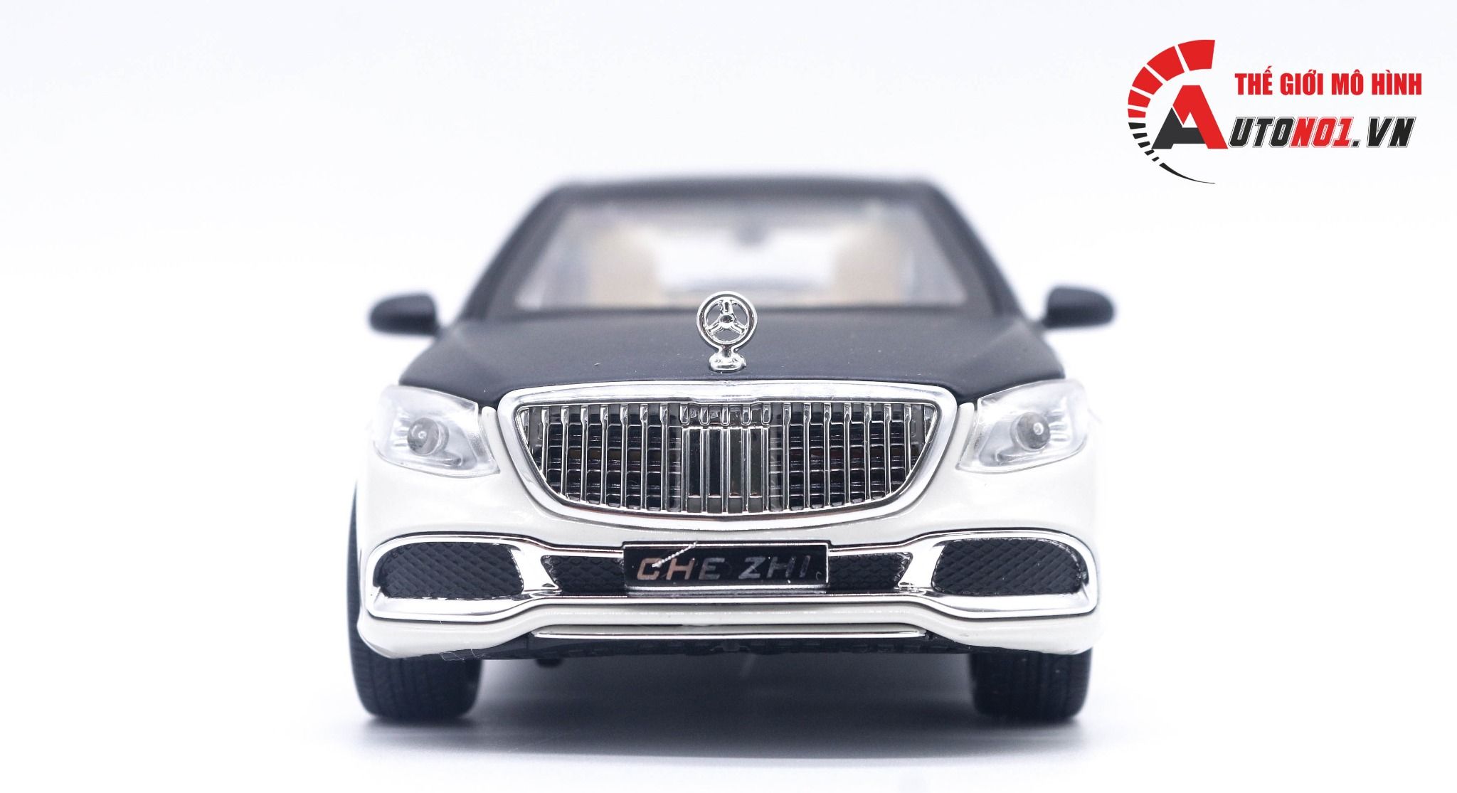  Mô hình xe Mercedes Maybach S600 full open tỉ lệ 1:24 Chezhi OT443 