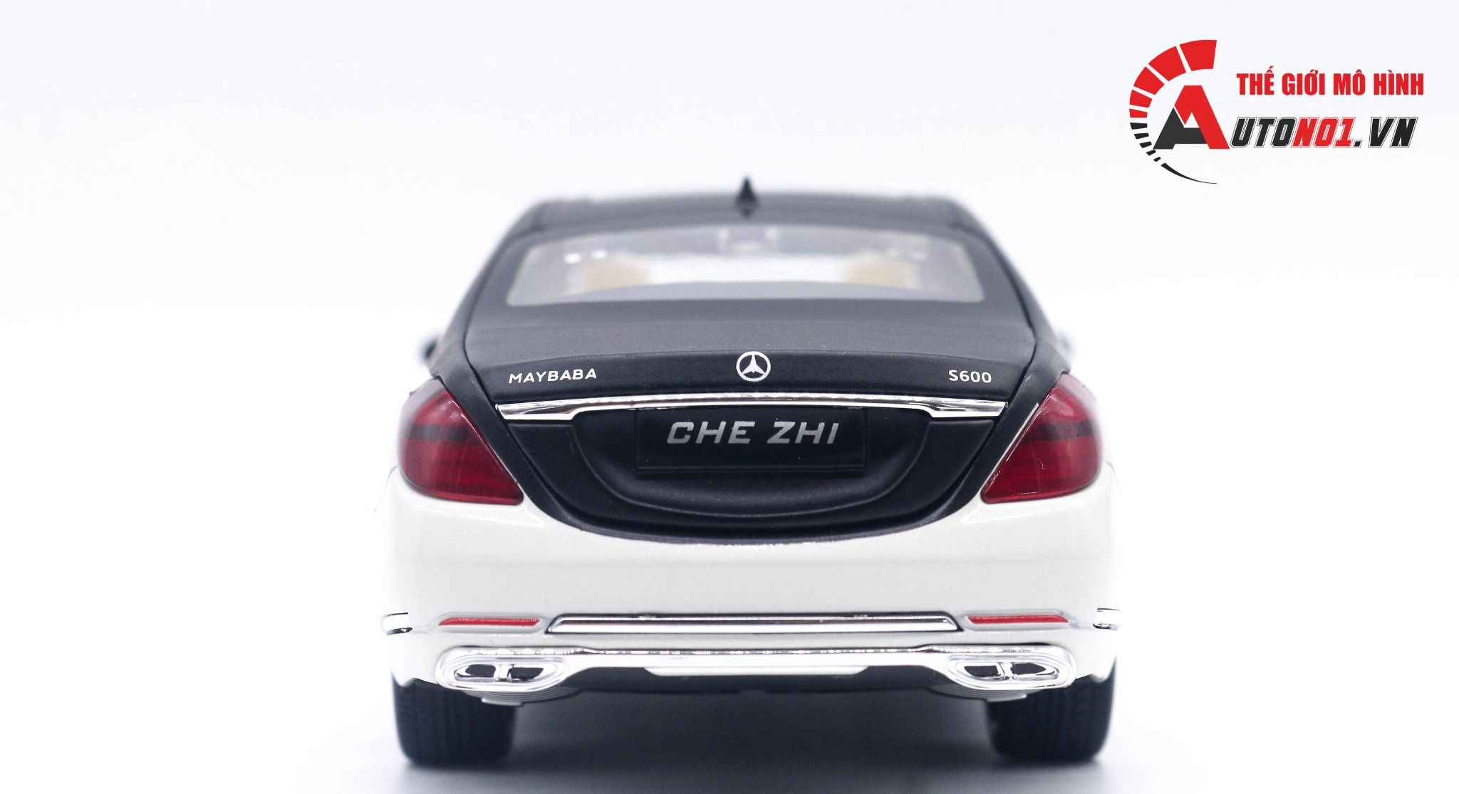 Mô hình xe Mercedes Maybach S600 full open tỉ lệ 1:24 Chezhi OT443 