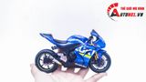  Mô hình xe độ Suzuki Gsx-R1000 Mâm độ pô Blue 1:12 Autono1 MSZ D110B 