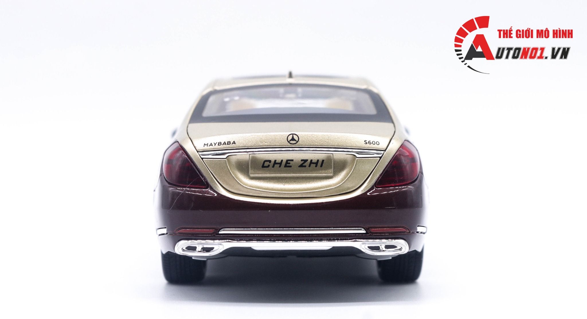  Mô hình xe Mercedes Maybach S600 full open tỉ lệ 1:24 Chezhi OT443 