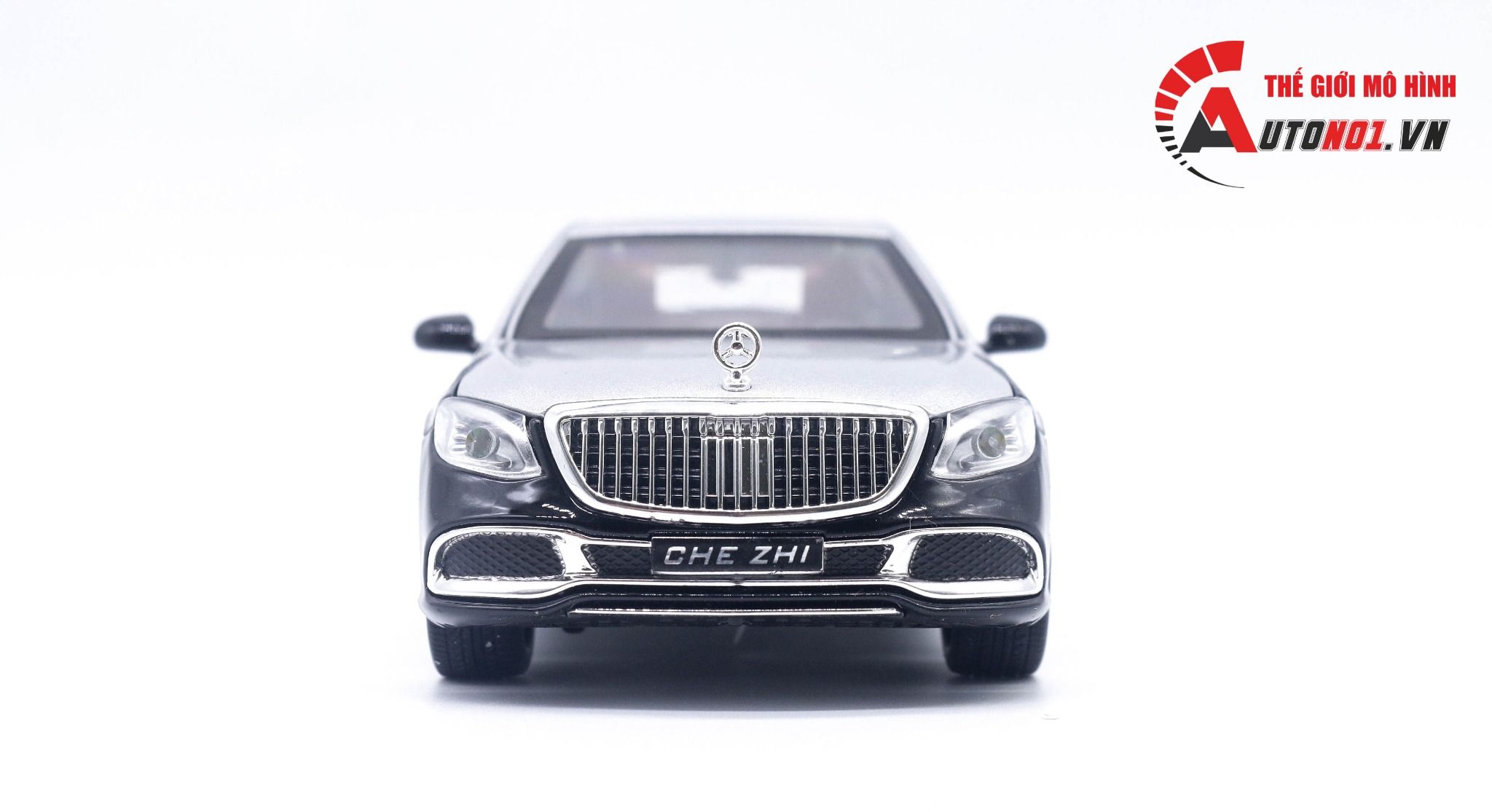  Mô hình xe Mercedes Maybach S600 full open tỉ lệ 1:24 Chezhi OT443 
