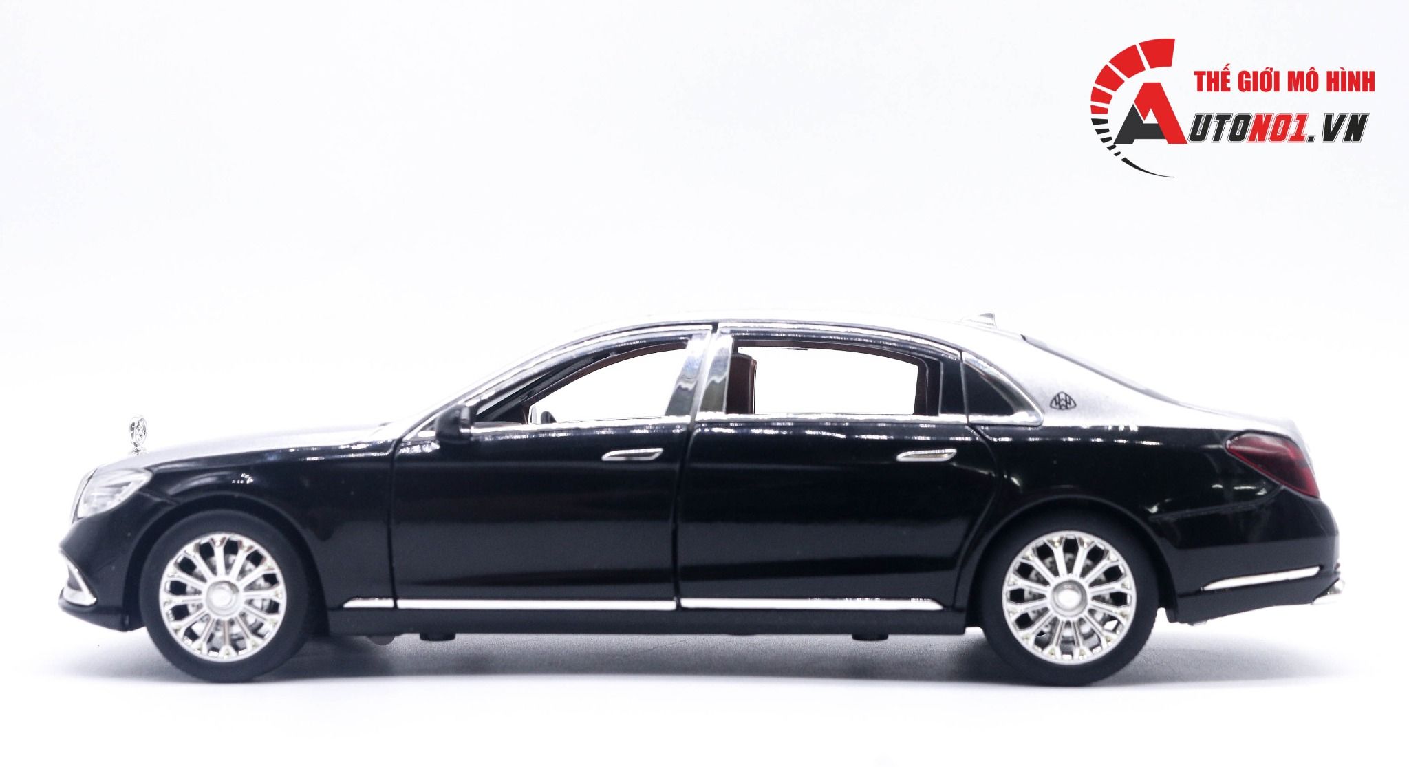 Mô hình xe Mercedes Maybach S600 full open tỉ lệ 1:24 Chezhi OT443 