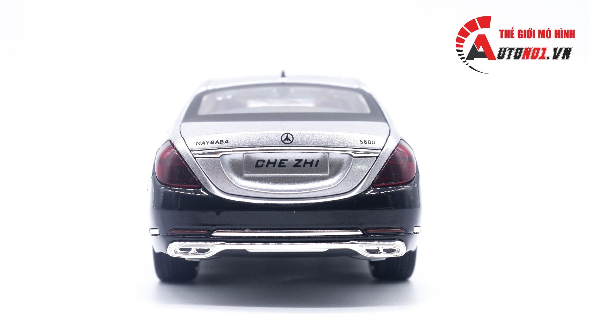  Mô hình xe Mercedes Maybach S600 full open tỉ lệ 1:24 Chezhi OT443 