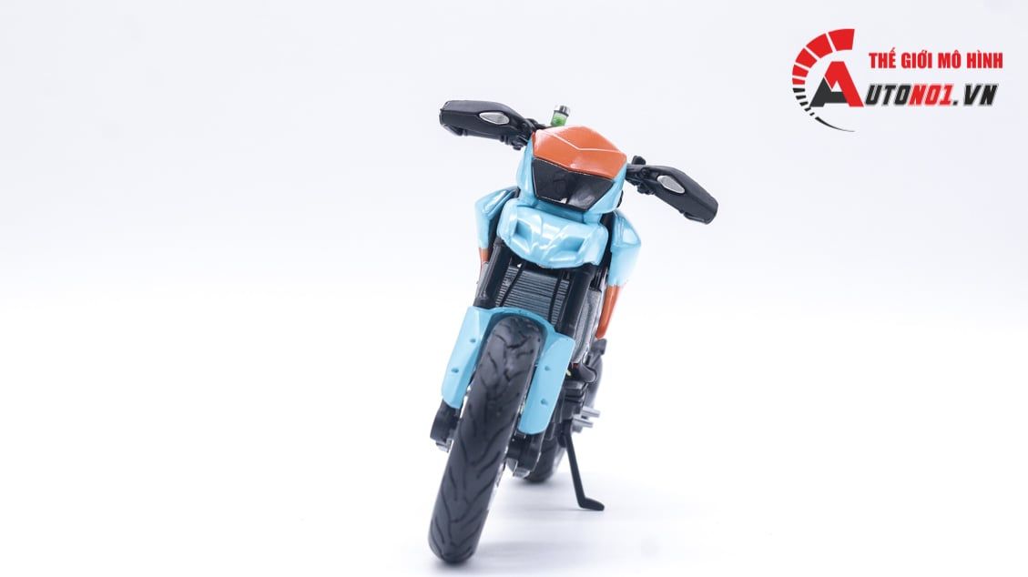  Mô hình xe độ Ducati Hyper Motard Maisto Gulf Ver Pô SC project 1:12 Autono1 Maisto D146A 