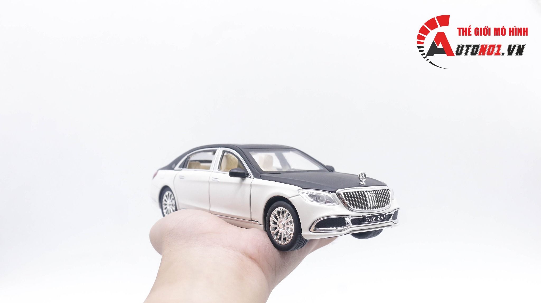  Mô hình xe Mercedes Maybach S600 full open tỉ lệ 1:24 Chezhi OT443 