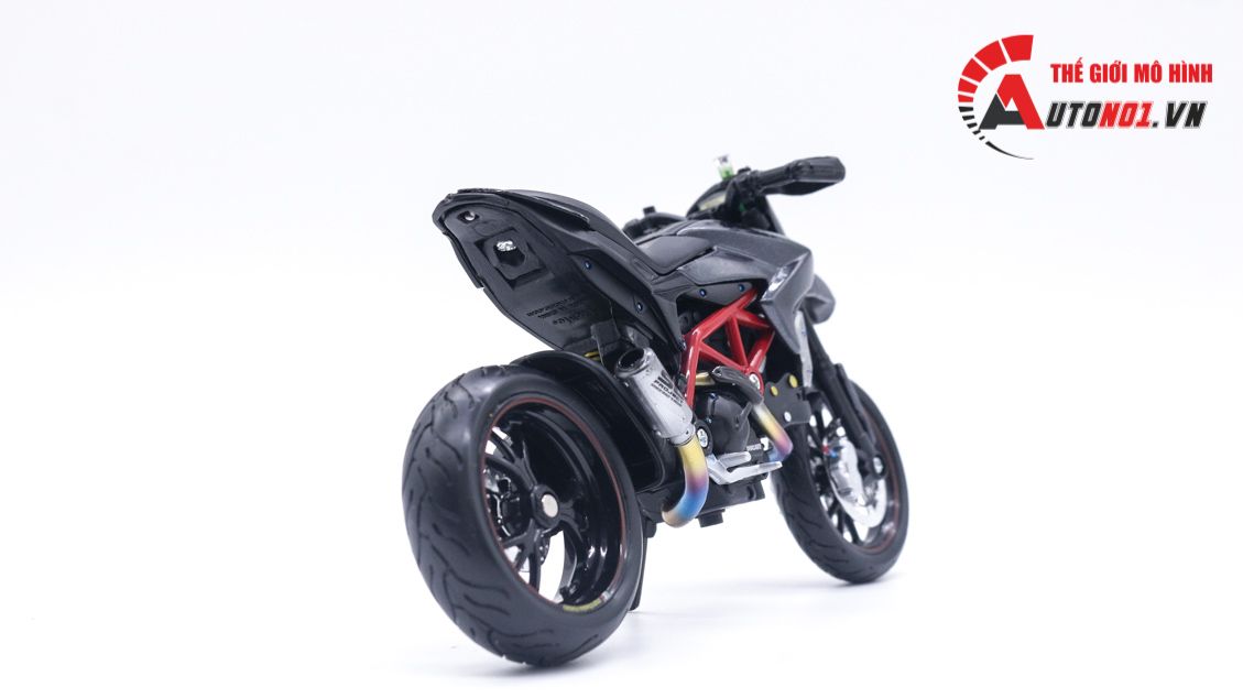  Mô hình xe độ Ducati Hypermotard Pô SC Project 1:12 Autono1 Maisto D146B 