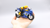  Mô hình xe Suzuki R1000 blue và figure MSZ 1:18 7847 