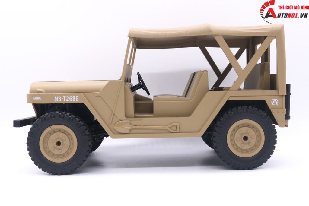 MÔ HÌNH XE ĐIỀU KHIỂN BG1522 JEEP OF ROAD YELLOW TỈ LỆ 1:14 6598