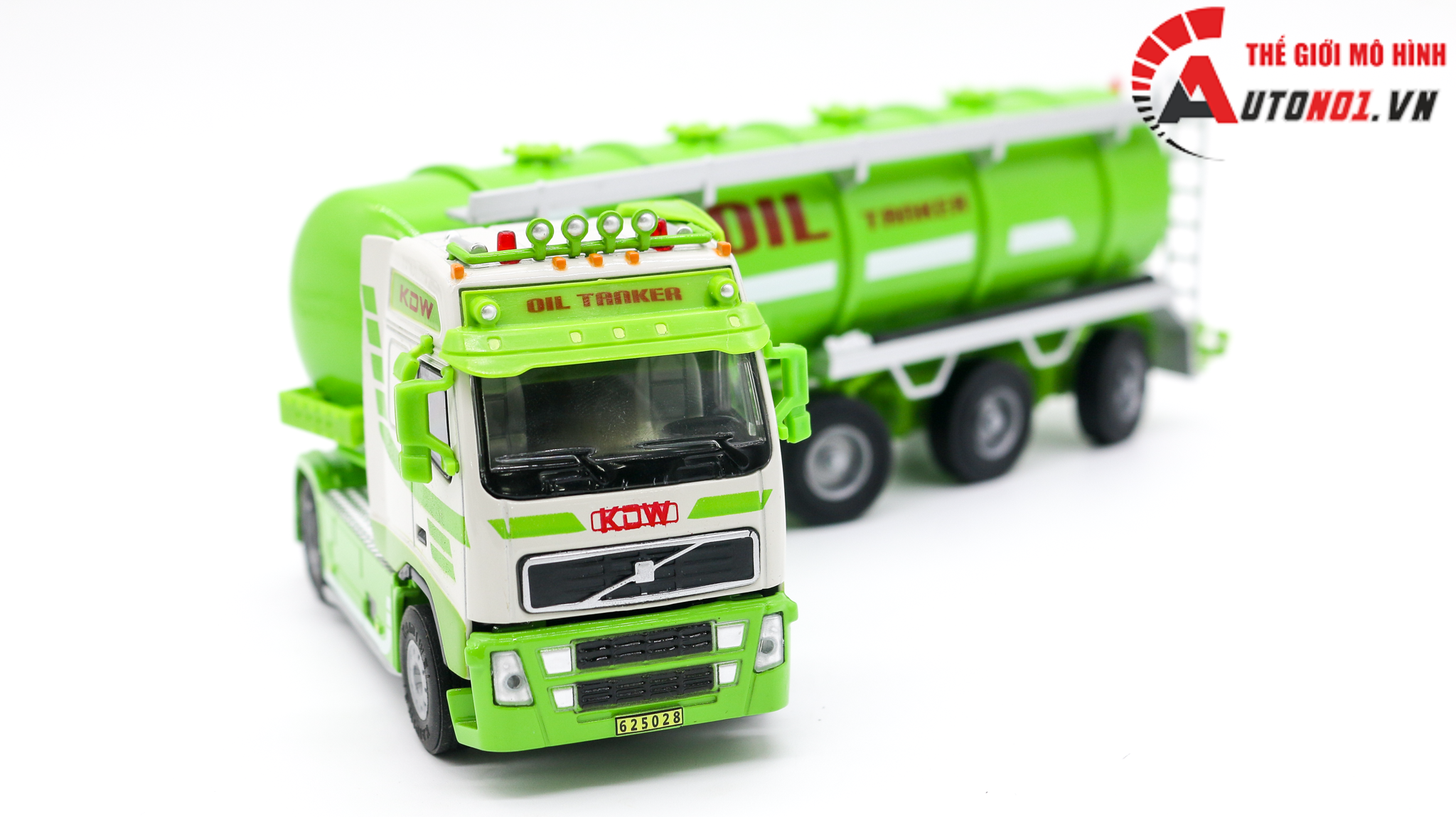  Mô hình xe chở dầu green 1:50 kaidiwei 1393 