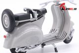  Mô hình xe Vespa 125cc 1953 grey 1:18 Welly MT078K 