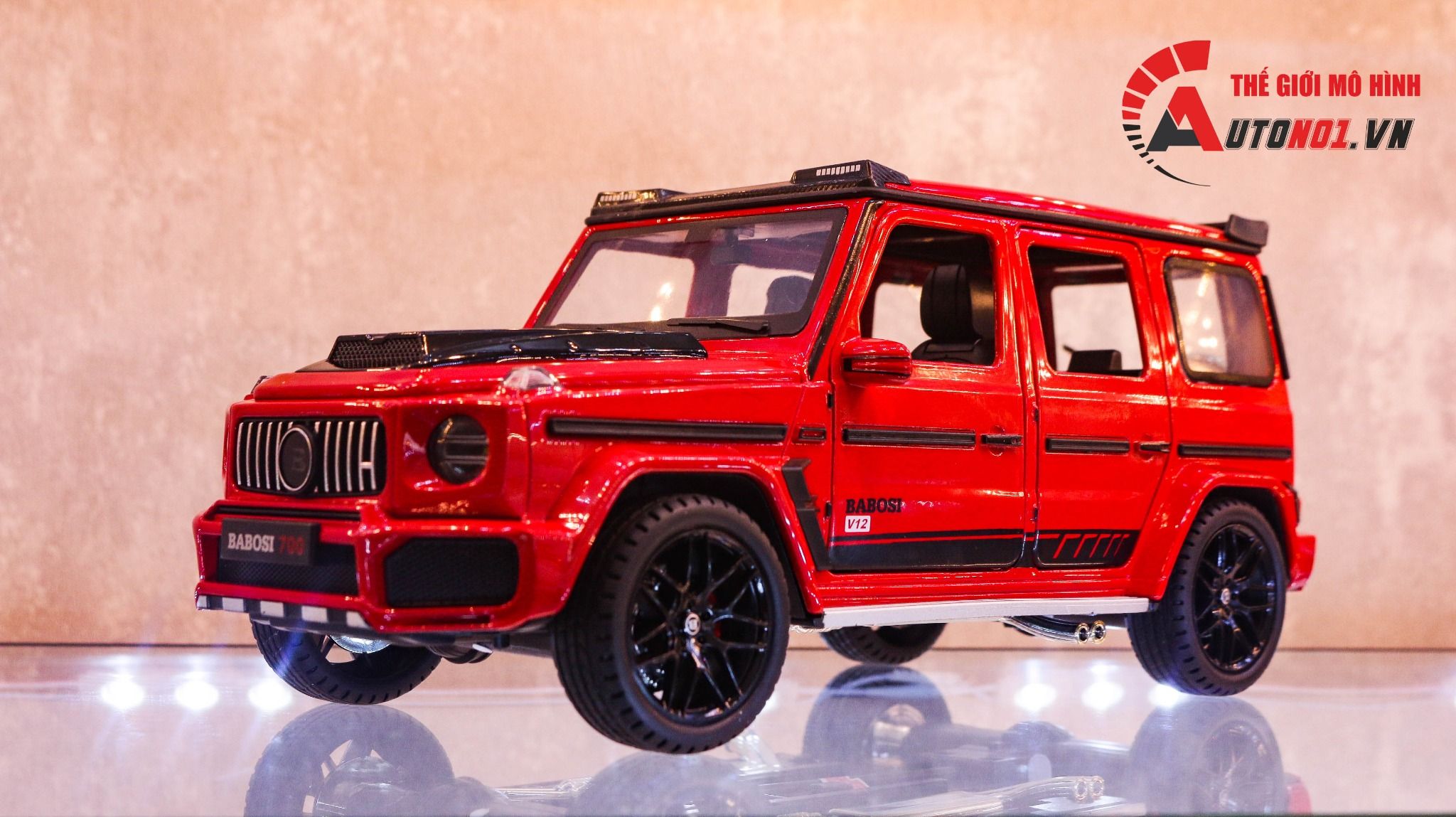  Mô hình xe Mercedes-Brabus G700 1:18 Weitug 7829 