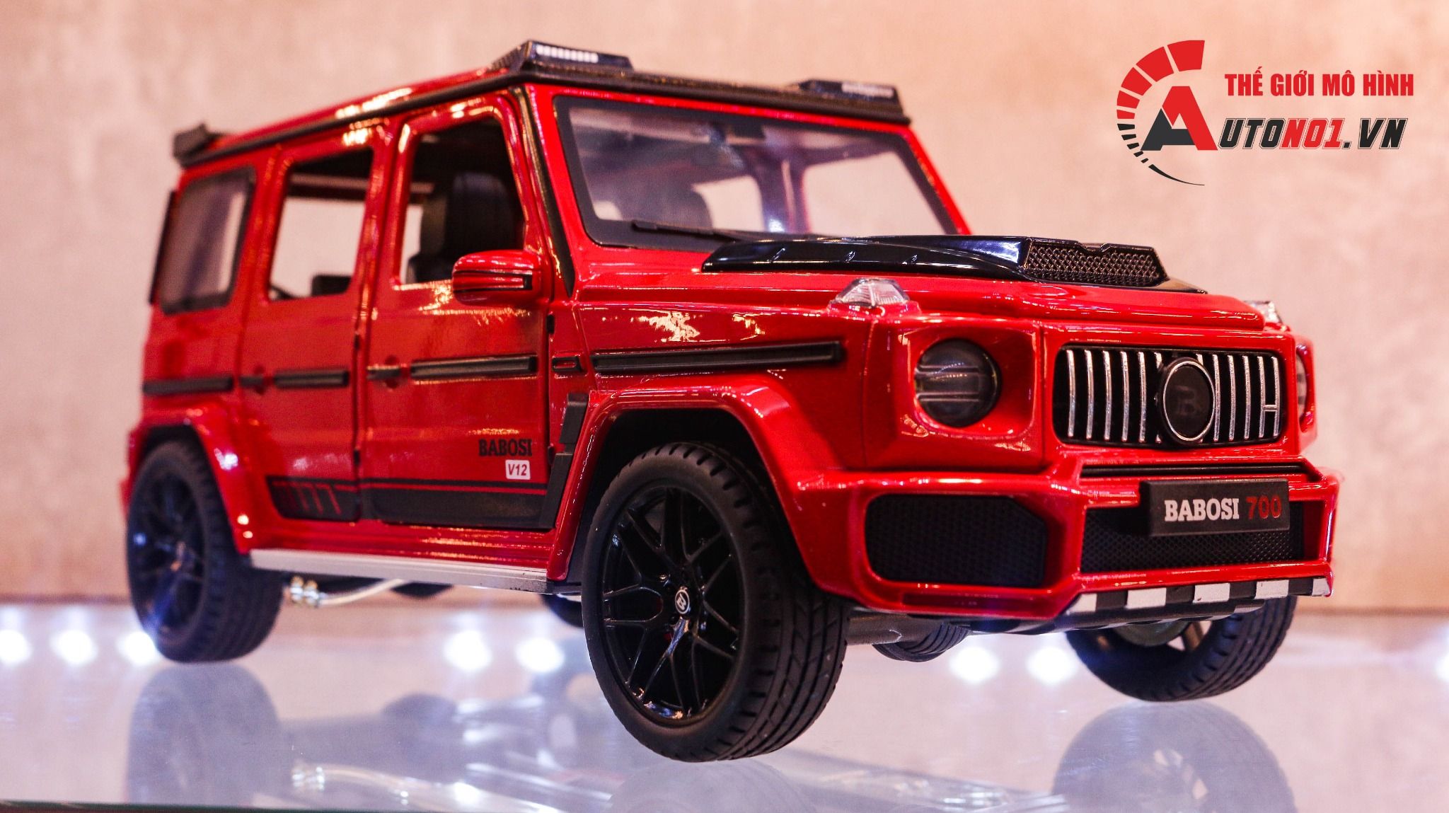  Mô hình xe Mercedes-Brabus G700 1:18 Weitug 7829 