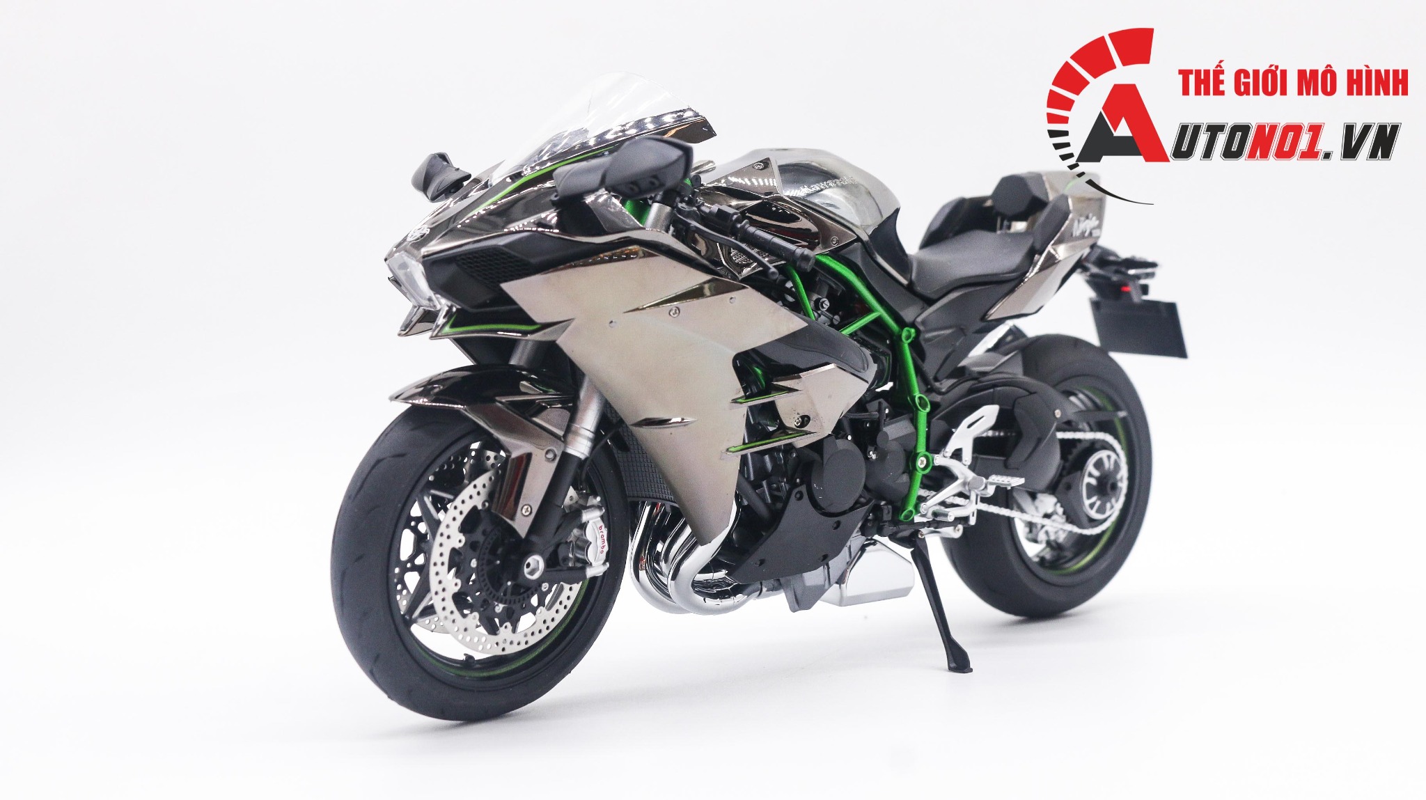  Mô hình xe cao cấp Kawasaki H2 Hoàn Thiện 1:9 Meng D230c 