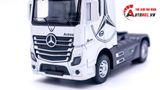  Mô hình xe đầu kéo chở xe truck trailer Mecedes Benz Actros có đầu kim loại 41x6x8cm tỉ lệ 1:36 8231 