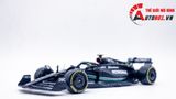  Mô hình xe đua F1 Formula Mercedes Benz Petronas 2023 W14 hộp mica có figure tỉ lệ 1:24 Bburago OT328 