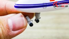 Afamilyshop  Mô hình máy bay tĩnh loại lớn Airbus A350 Vietnam Airlines có  bánh xe và đèn led
