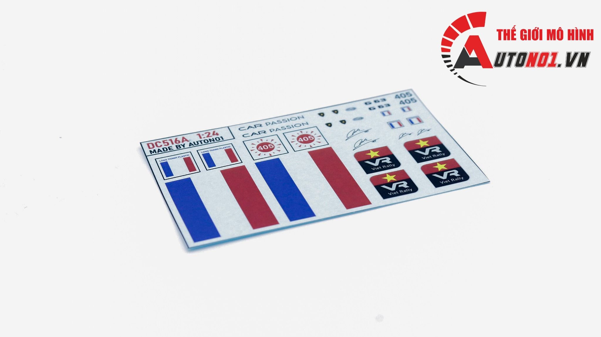  Decal nước độ Minh Nhựa - Viet Rally cho ô tô DC516 