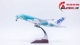  Mô hình máy bay Nhật Bản ANA Airlines Airbus A380 baby blue kích thước 20cm MB20087 