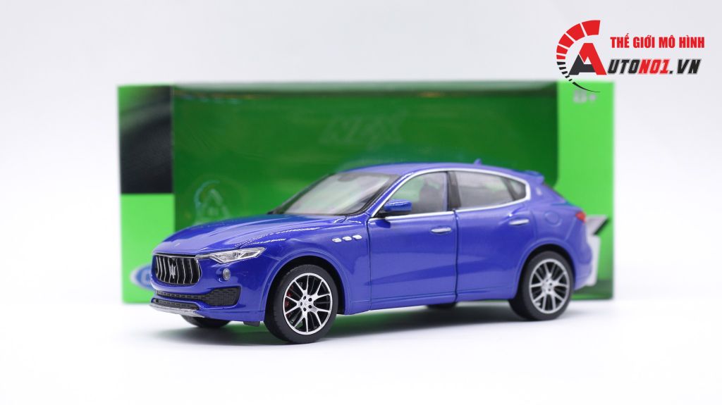 MÔ HÌNH XE MASERATI LEVANTE BLUE 1:24 WELLY 7466