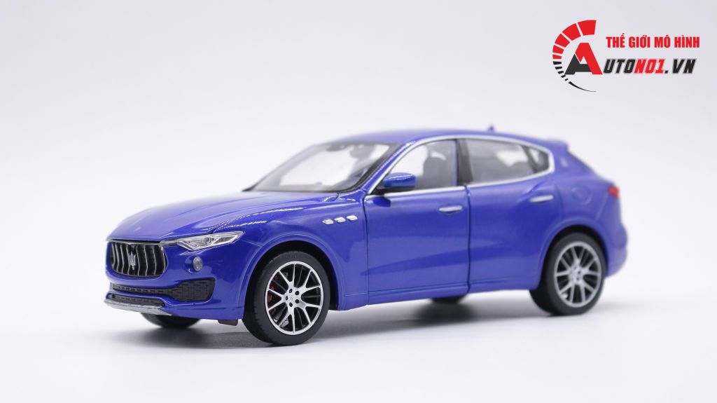 MÔ HÌNH XE MASERATI LEVANTE BLUE 1:24 WELLY 7466