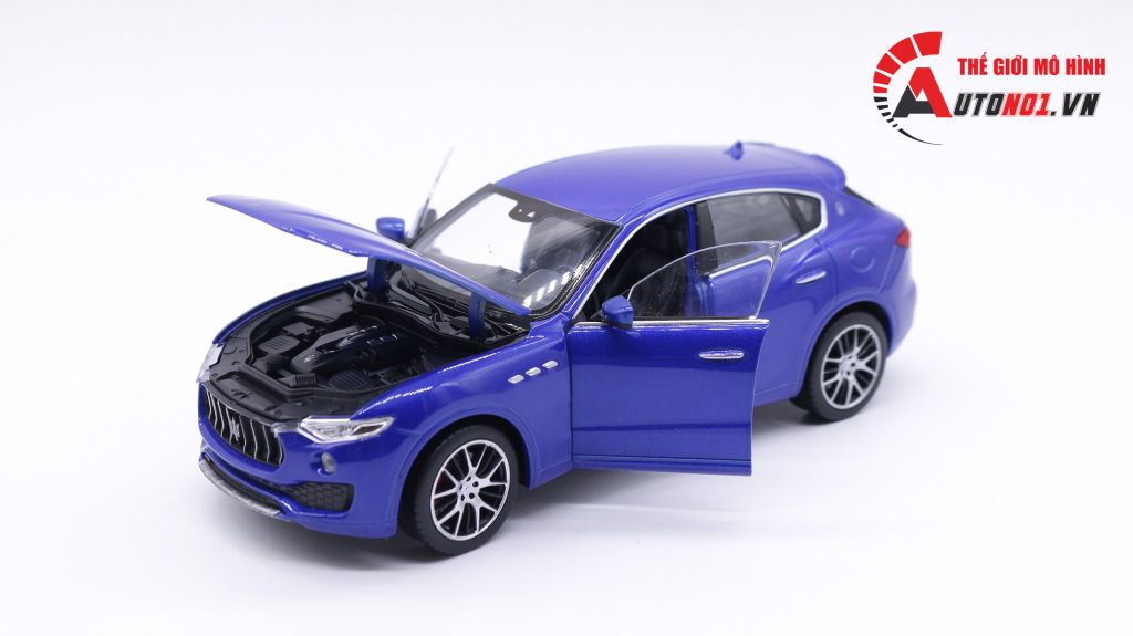 MÔ HÌNH XE MASERATI LEVANTE BLUE 1:24 WELLY 7466