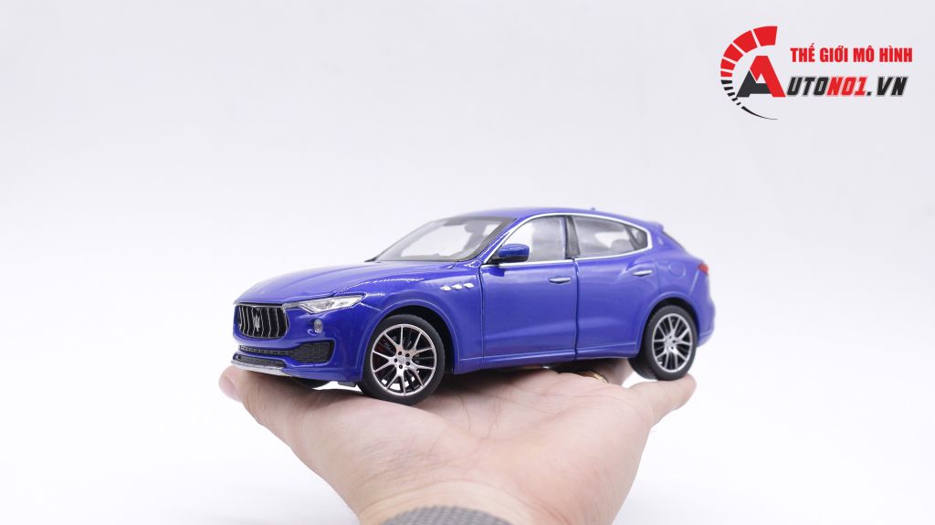 MÔ HÌNH XE MASERATI LEVANTE BLUE 1:24 WELLY 7466