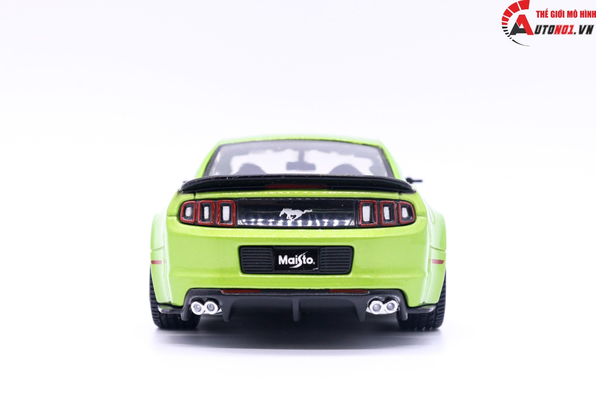  Mô hình xe Ford Mustang New Street Racer Met Green 1:24 Maisto OT24008 
