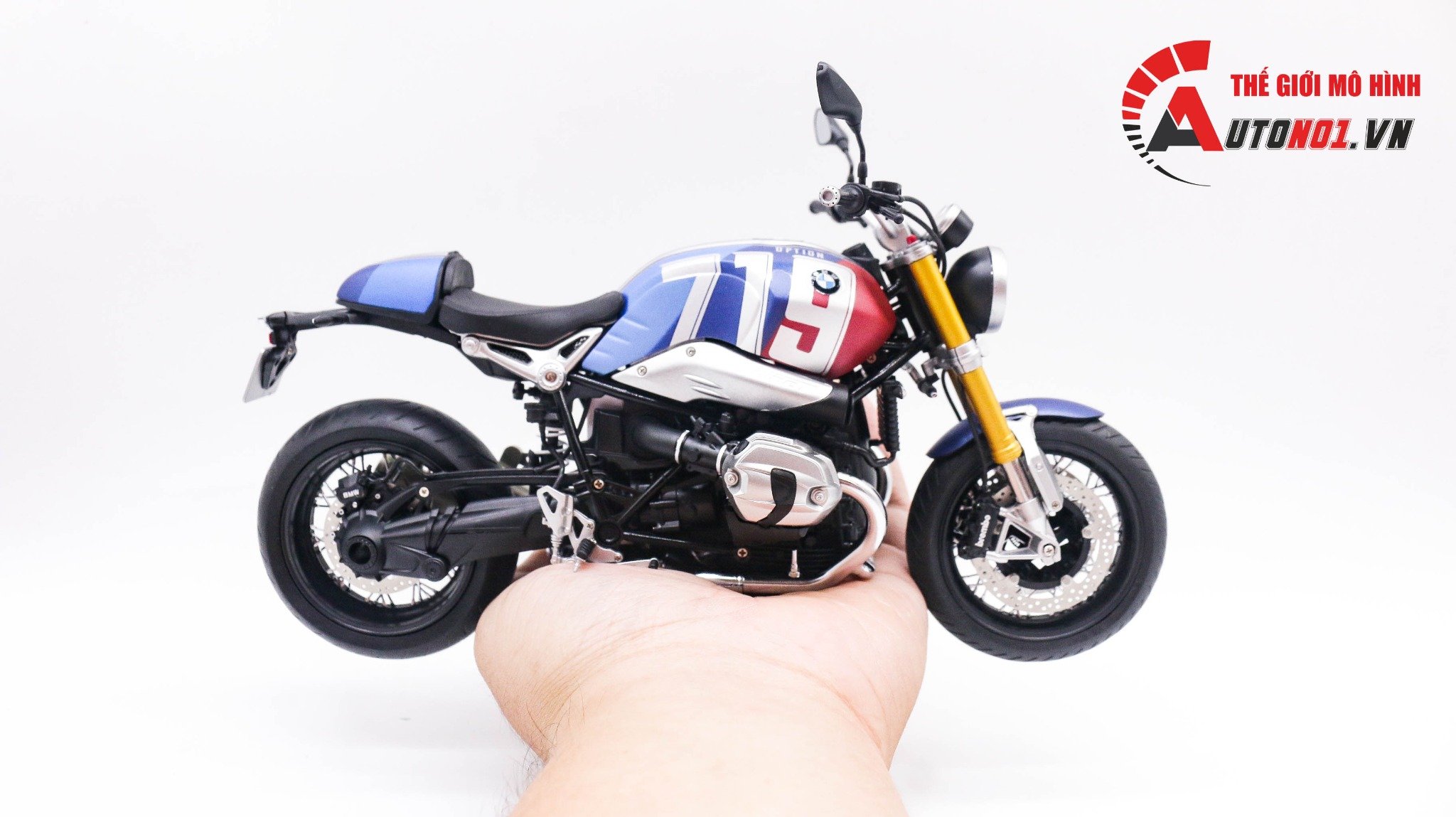  Mô hình xe cao cấp Bmw R Nine T R9t Version 719 Hoàn Thiện Tỉ Lệ 1:9 Meng D230d 