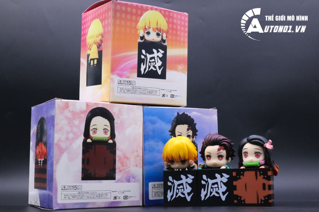 MÔ HÌNH NHÂN VẬT KIMETSU NO YAIBA SET 3 CON 10CM 7044