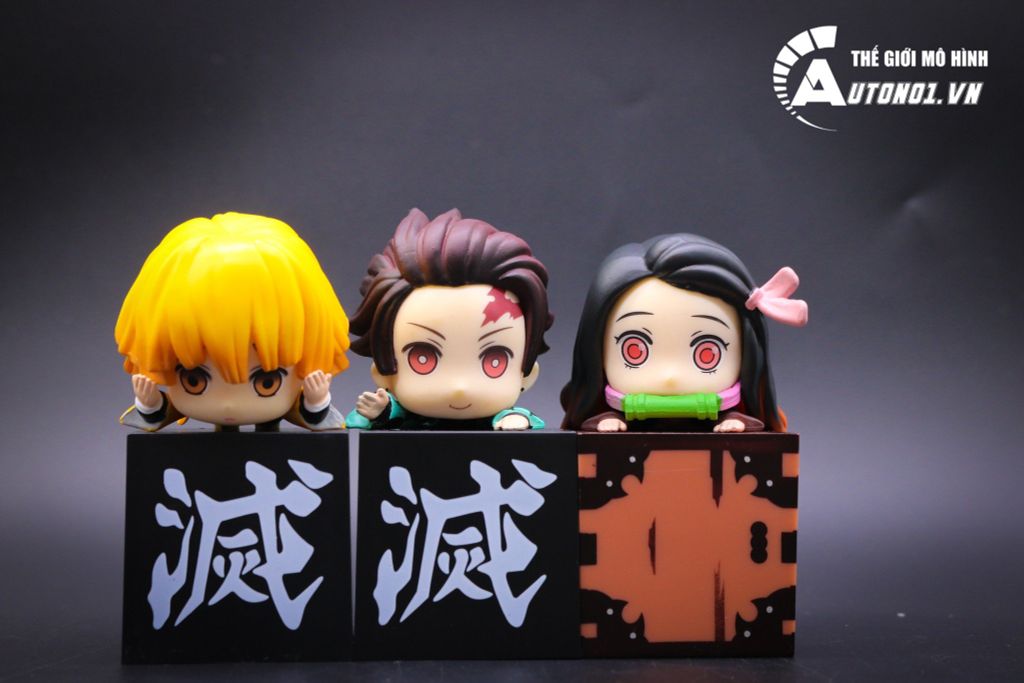 MÔ HÌNH NHÂN VẬT KIMETSU NO YAIBA SET 3 CON 10CM 7044