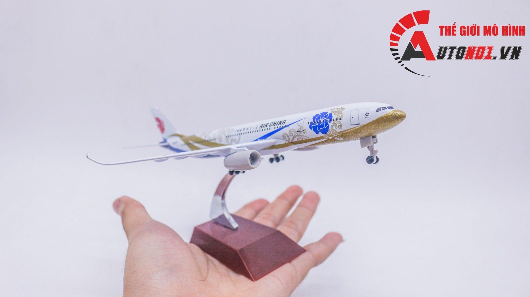  Mô hình máy bay Air China Airbus A330 kích thước 20cm MB20085 