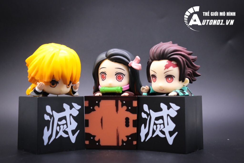 MÔ HÌNH NHÂN VẬT KIMETSU NO YAIBA SET 3 CON 10CM 7044