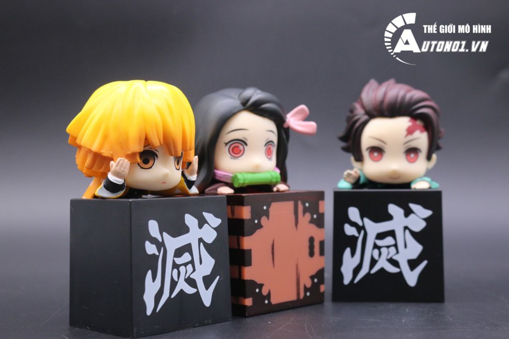 MÔ HÌNH NHÂN VẬT KIMETSU NO YAIBA SET 3 CON 10CM 7044