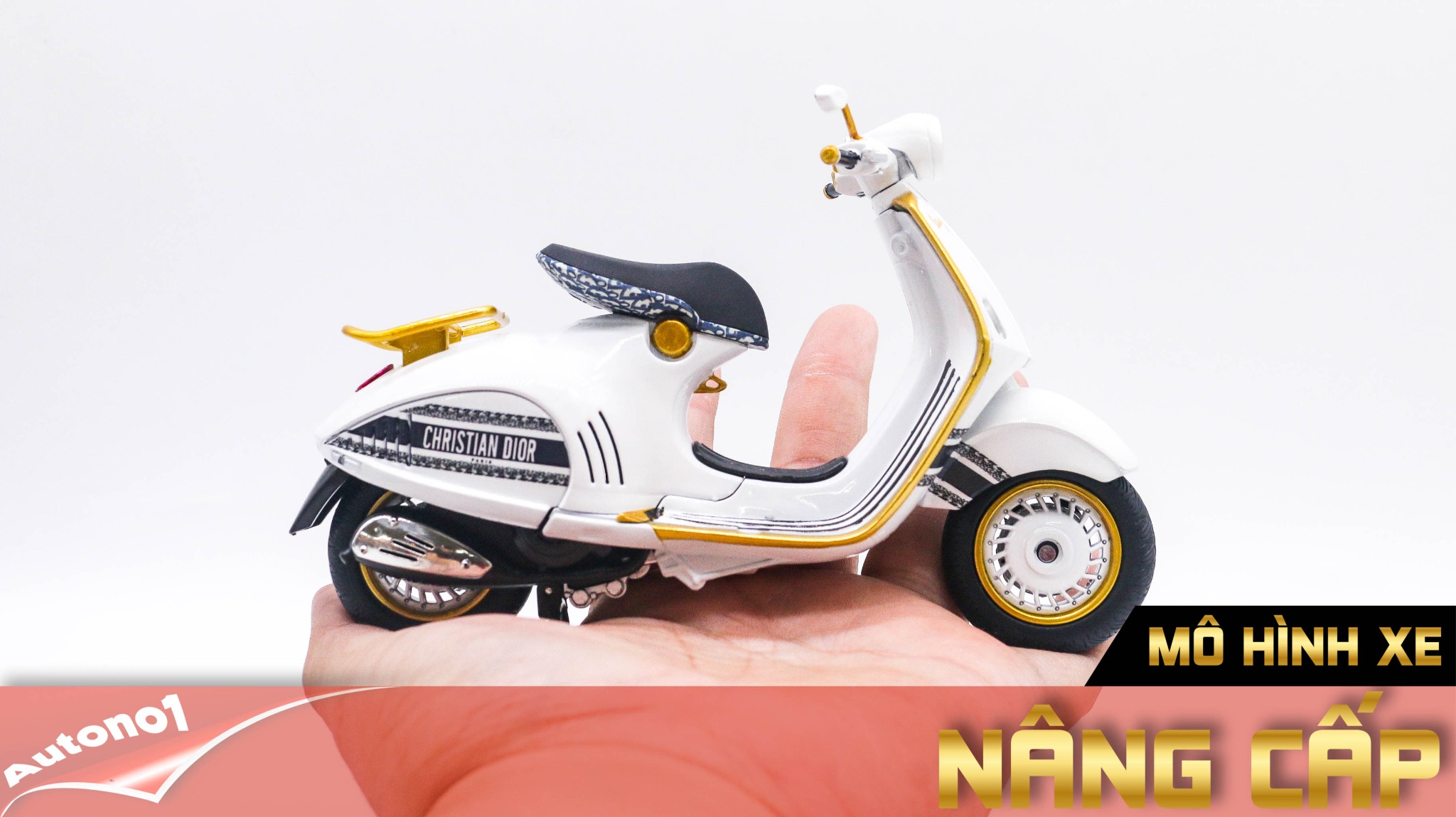  Mô hình xe Vespa 946 Dior Autono1 Newray D228A 