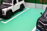  Diorama 1:24 garage trưng bày cho xe tỉ lệ 1:24 kích thước 35X25X15cm 4 tấm lắp ghép formex 5li DR010D 