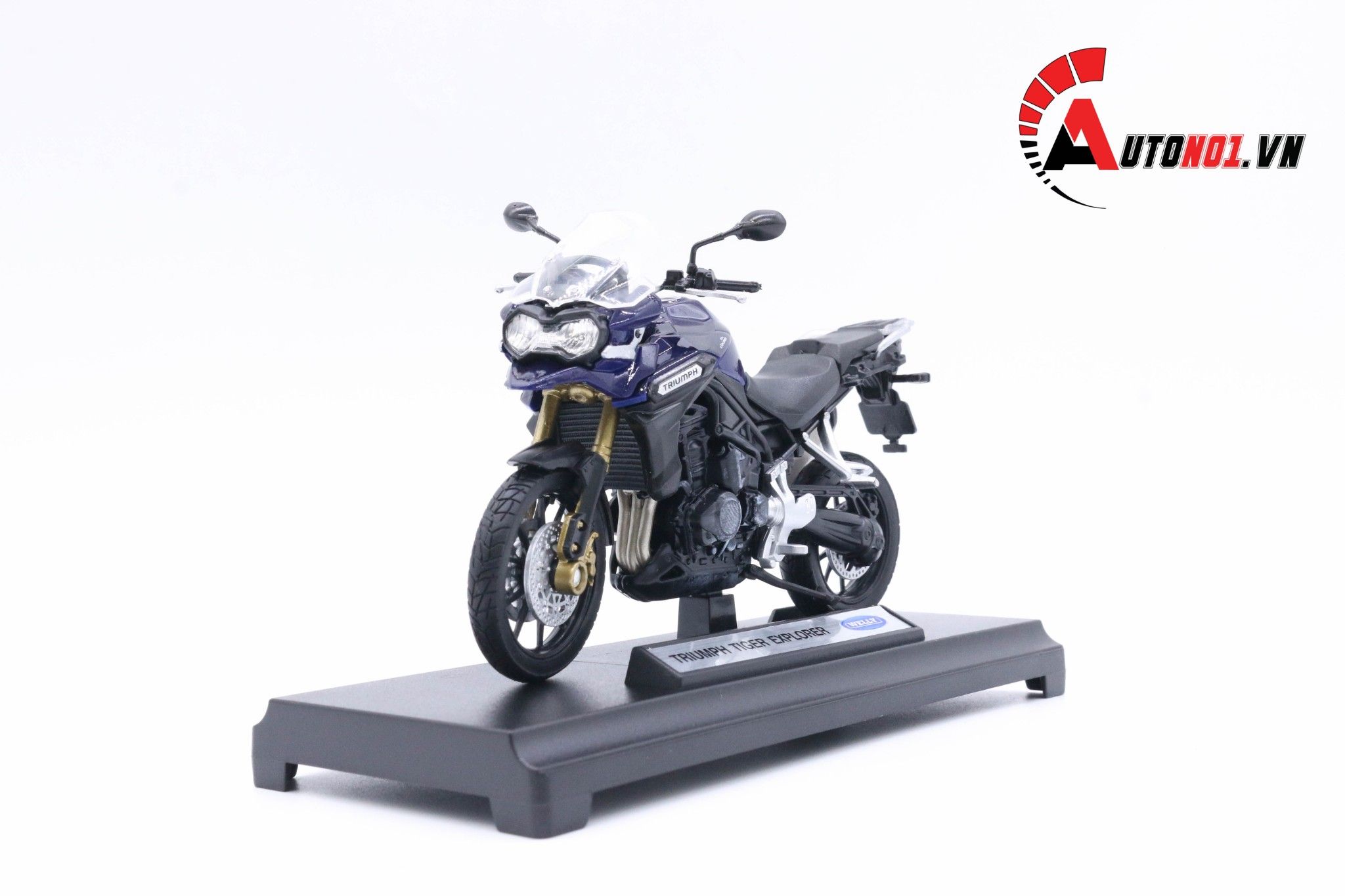  Mô hình xe mô tô Triumph tiger explorer 1:18 Welly 5457 