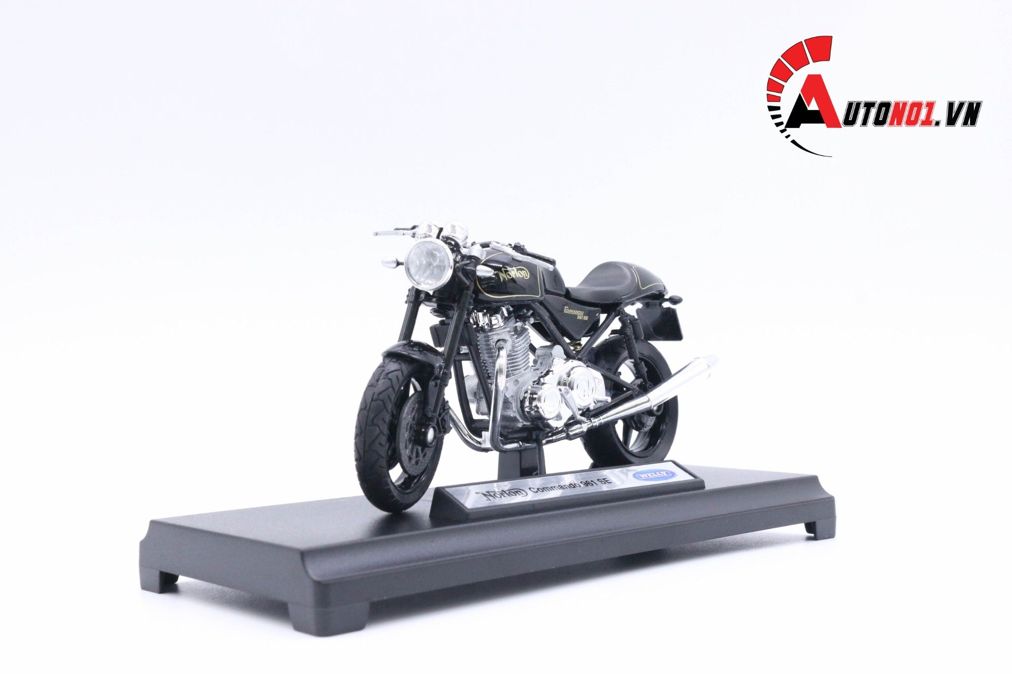  Mô hình xe mô tô Norton commando 961 se 1:18 Welly 5455 