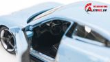  Mô hình xe Porsche Taycan Turbo S Blue tỉ lệ 1:36 Welly 8198 