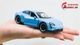  Mô hình xe Porsche Taycan Turbo S Blue tỉ lệ 1:36 Welly 8198 