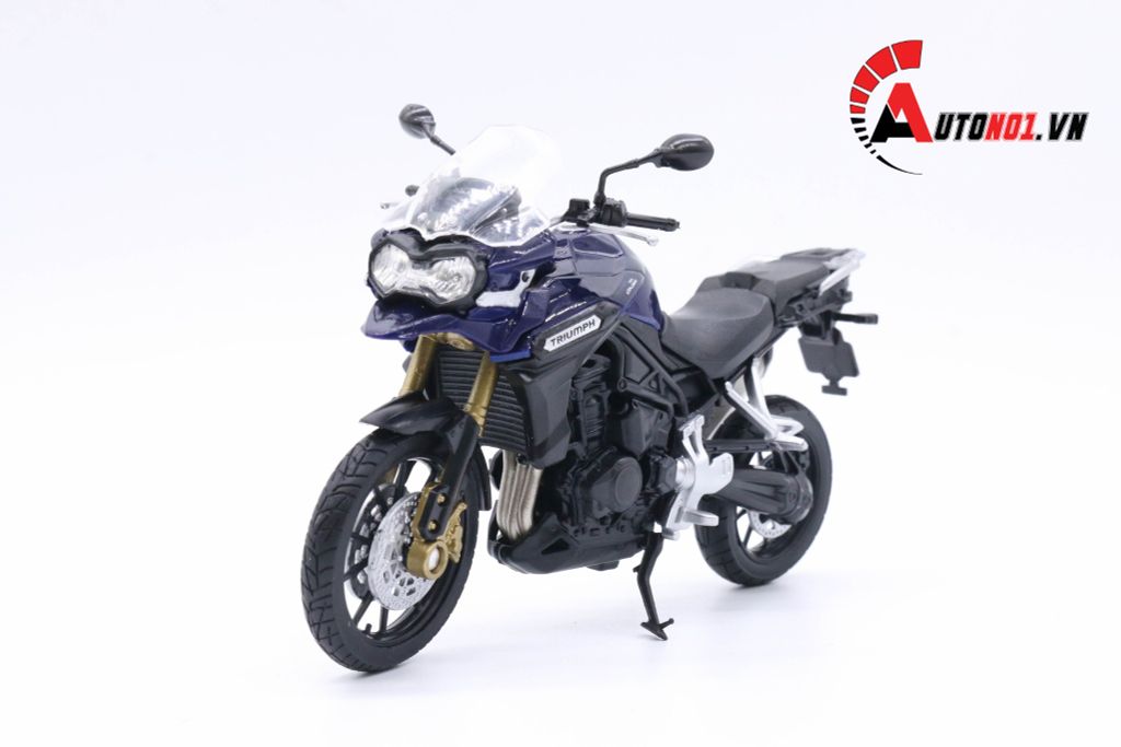 MÔ HÌNH XE MÔ TÔ TRIUMPH TIGER EXPLORER 1:18 WELLY 5457