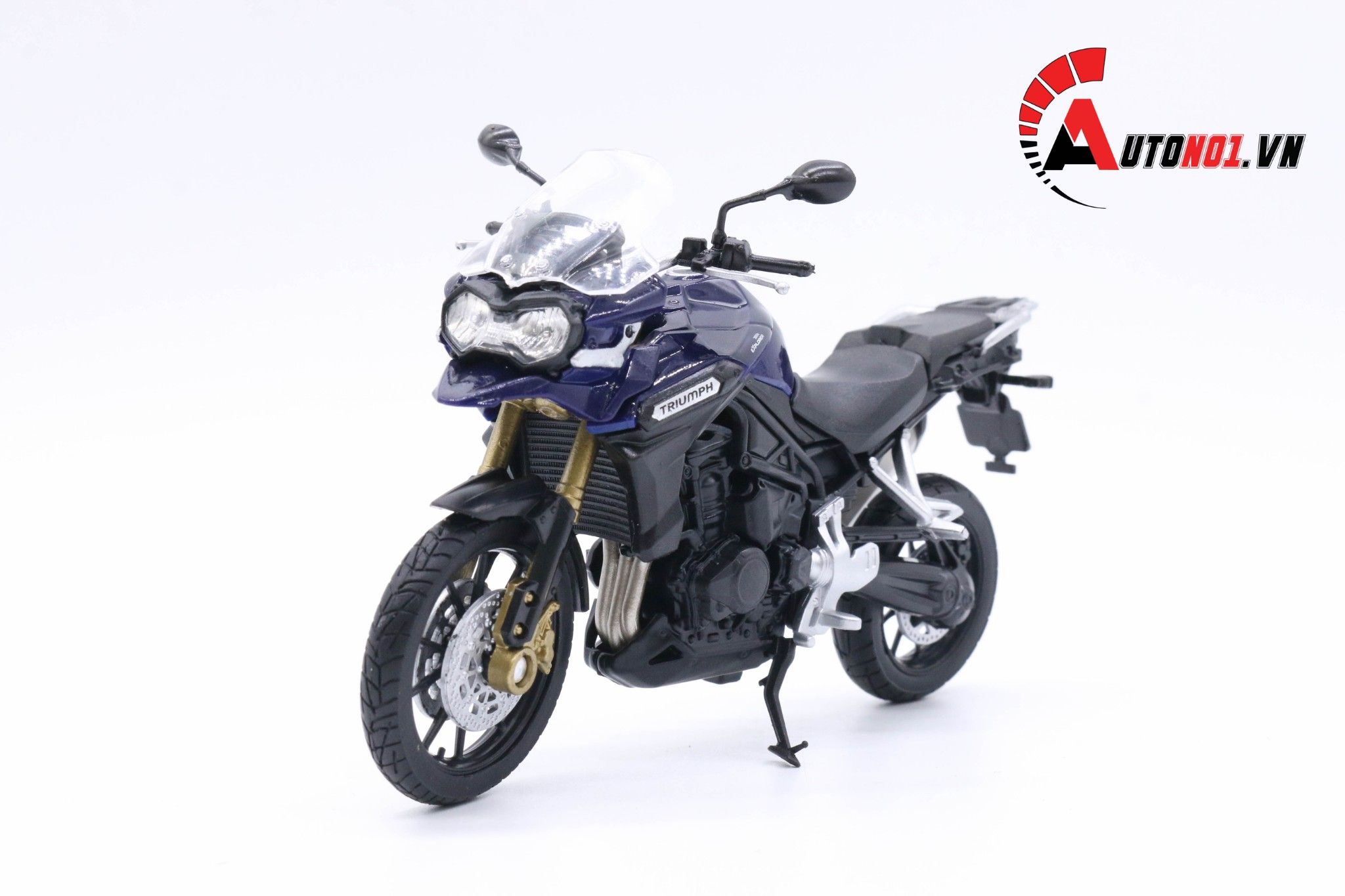  Mô hình xe mô tô Triumph tiger explorer 1:18 Welly 5457 