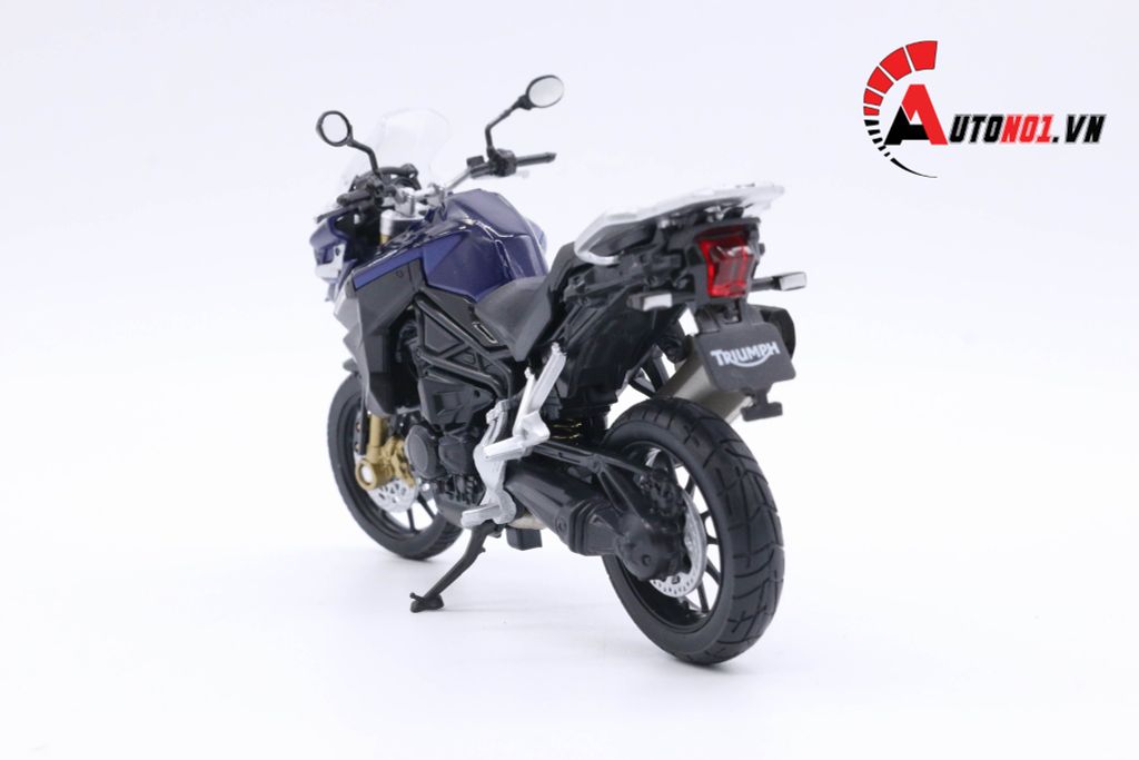 MÔ HÌNH XE MÔ TÔ TRIUMPH TIGER EXPLORER 1:18 WELLY 5457