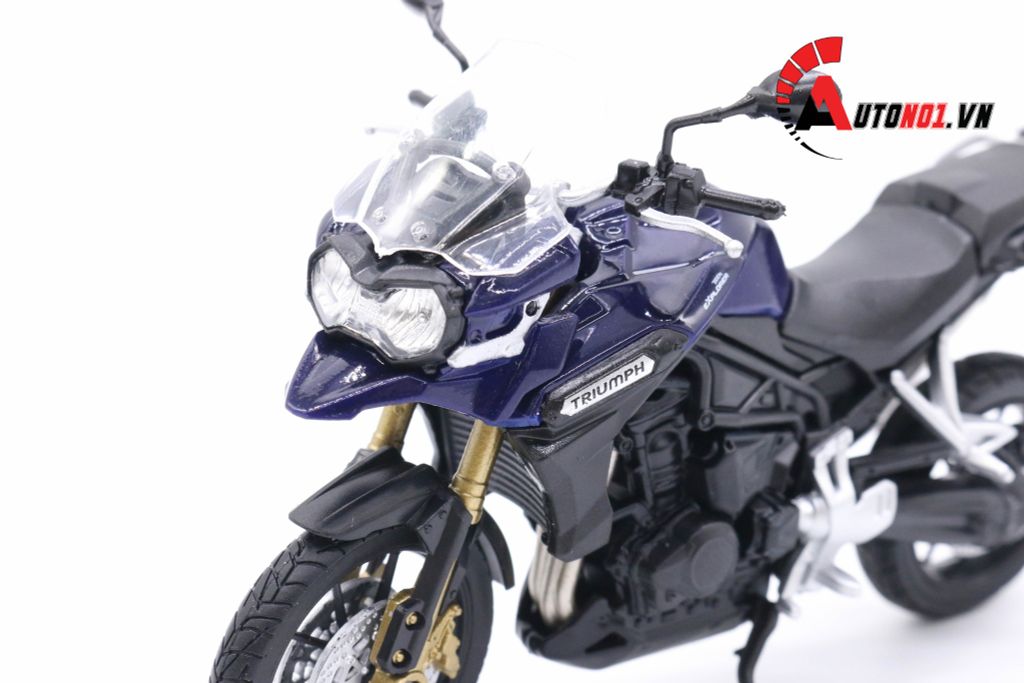 MÔ HÌNH XE MÔ TÔ TRIUMPH TIGER EXPLORER 1:18 WELLY 5457