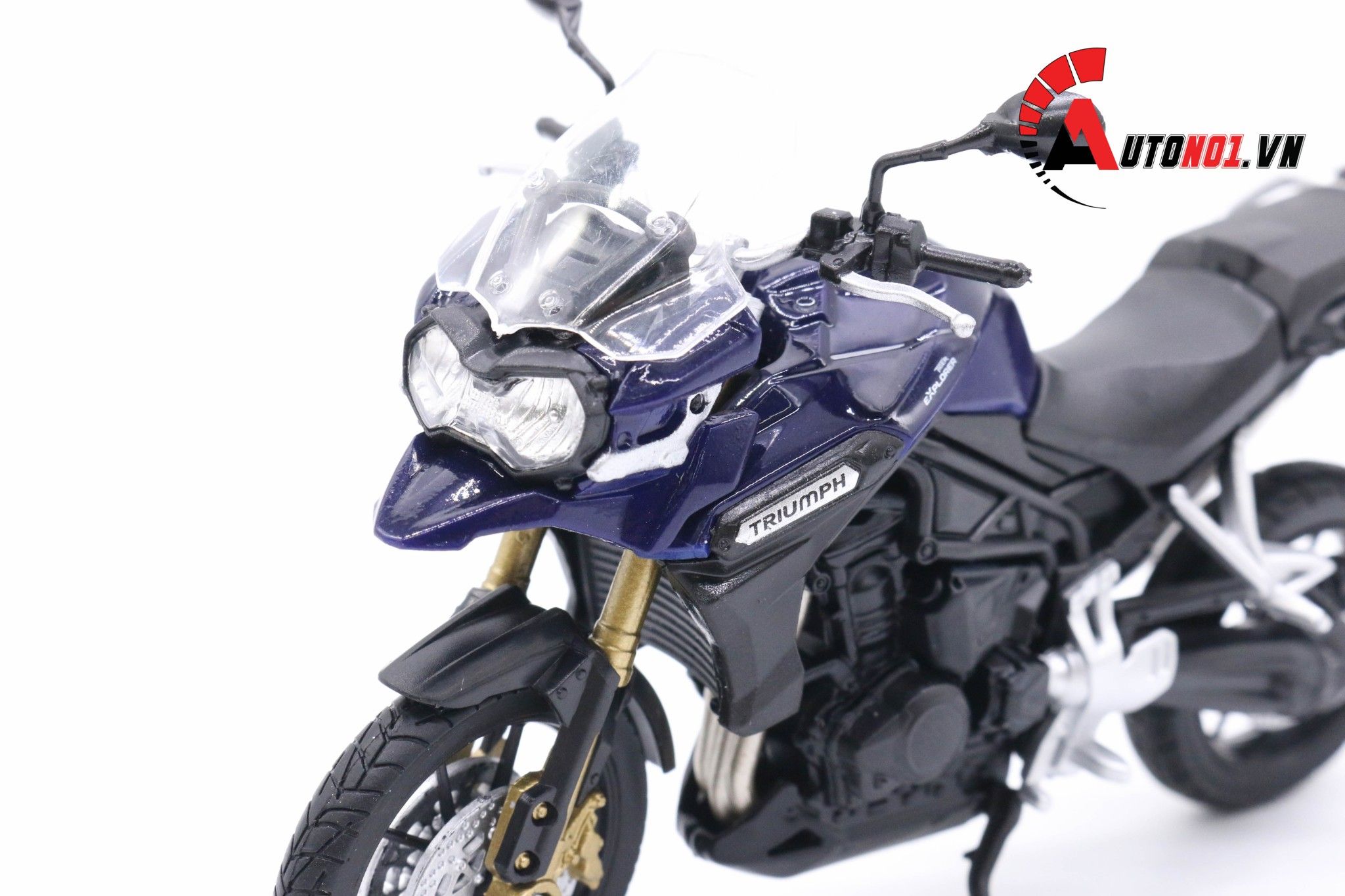  Mô hình xe mô tô Triumph tiger explorer 1:18 Welly 5457 