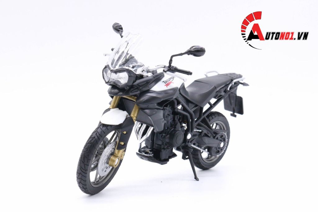 MÔ HÌNH XE MÔ TÔ TRIUMPH TIGER 800 1:18 WELLY 5456