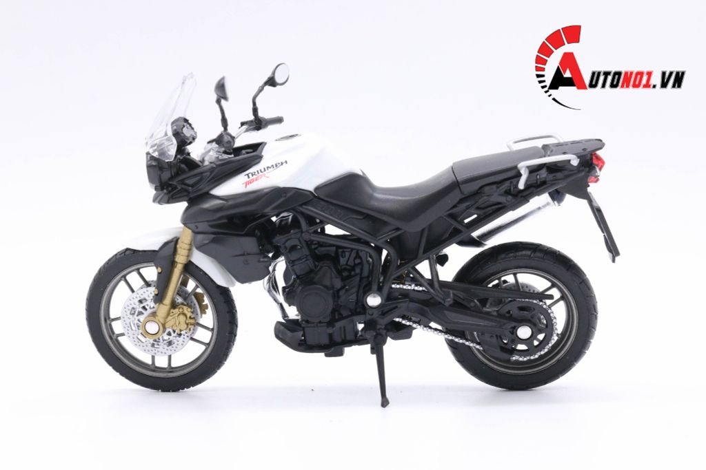 MÔ HÌNH XE MÔ TÔ TRIUMPH TIGER 800 1:18 WELLY 5456