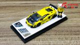  Mô hình xe Lamborghini Aventador LP700-4 2.0 Off white yellow tỉ lệ 1:64 Briscale Micro BSC 