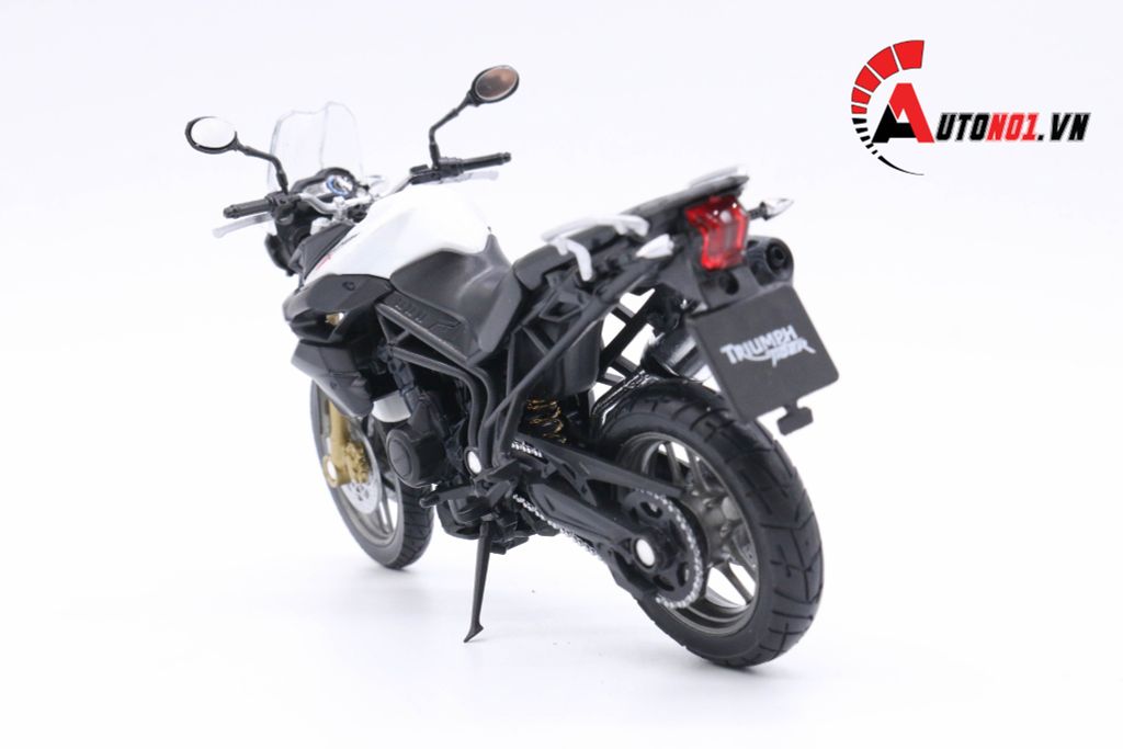 MÔ HÌNH XE MÔ TÔ TRIUMPH TIGER 800 1:18 WELLY 5456